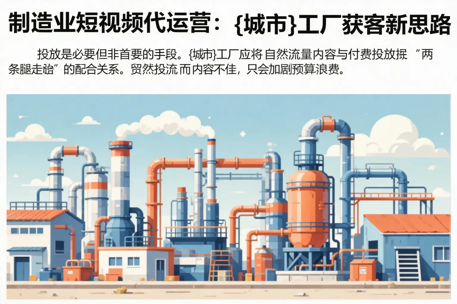 制造业短视频代运营：丹巴工厂获客新思路